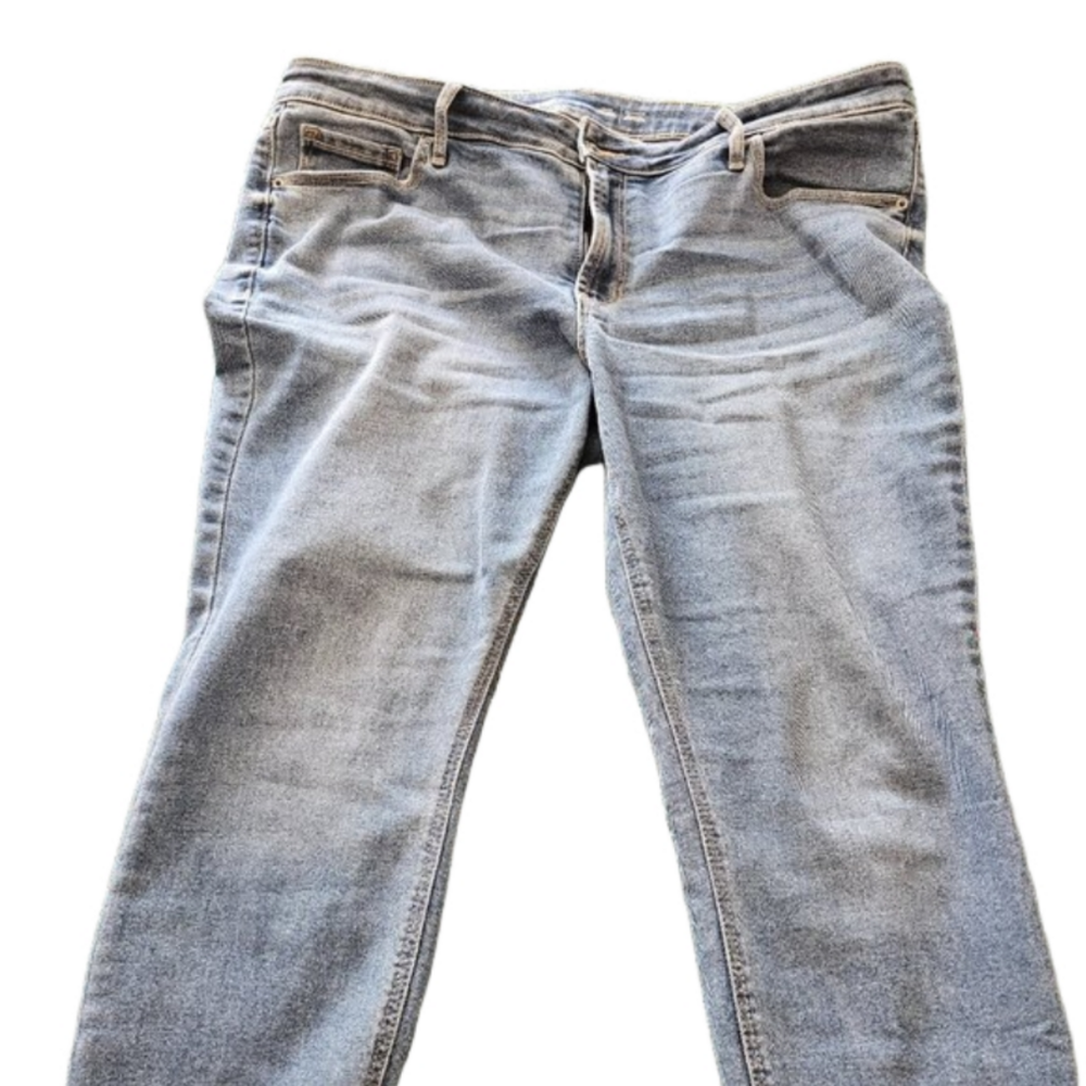 🆕Mid Rise Super Skinny Old Navy Jean Raw Edge Hems